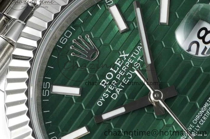 1231 Contemporary DateJust 41mm 126334 DIWF 1:1 Best Edition 904L Steel Green Fluted Dial on Jubilee Bracelet SA 2308